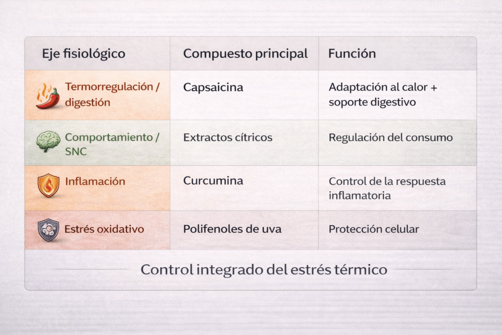 Control integrado del estrés térmico